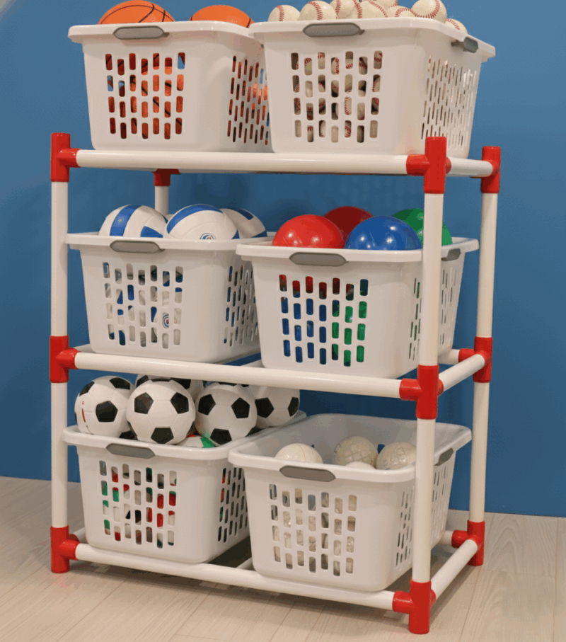 Small Basket Disc Rack Basket Rack - DuraCart